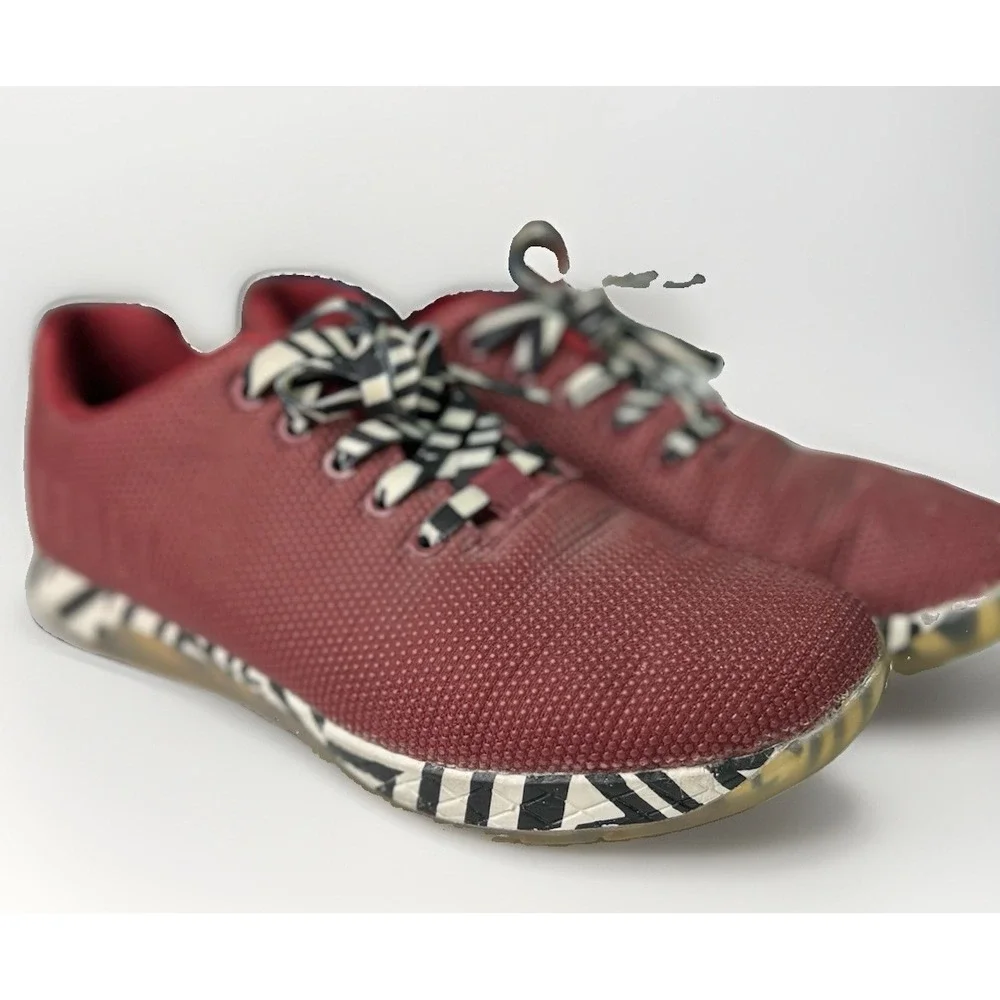 NOBULL Trainer Burgundy Red Athletic Training Shoes Men's US 9 EU 42.5